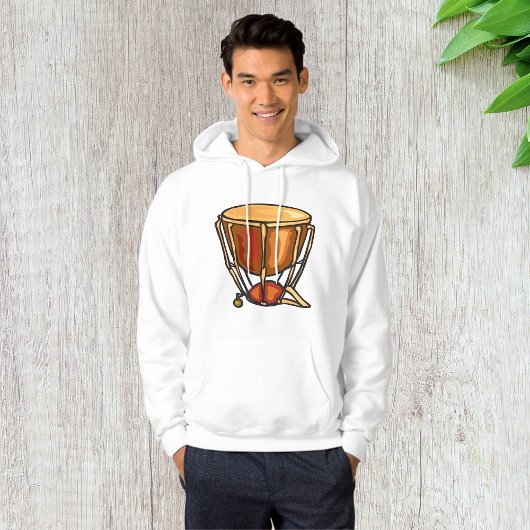 Single Drum Mannen Hoodie