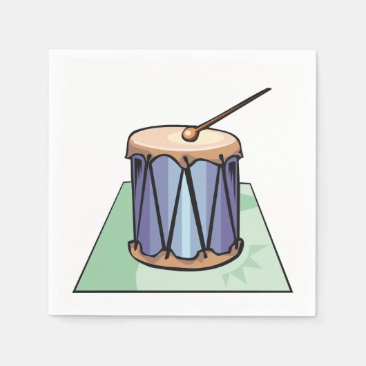 Single Drum Paper Napkins Servet (Voorkant)