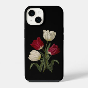 Single Early Tulips 002~ Botanical Art ~ Album v iPhone 14 Hoesje