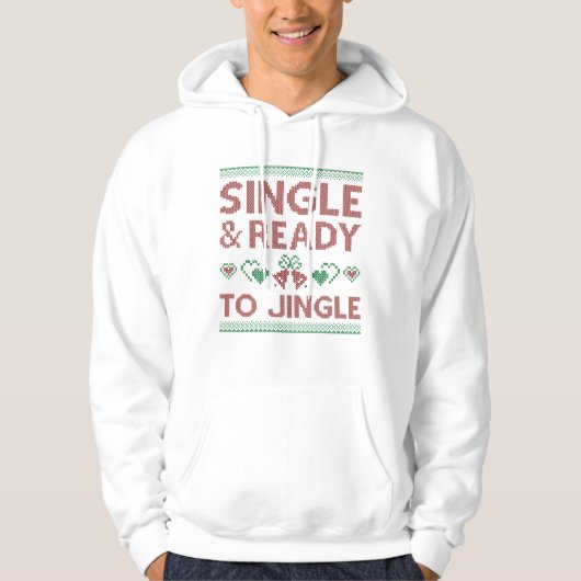 Single en klaar om te springen hoodie (Voorkant)
