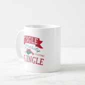 Single en klaar om te springen koffiemok (Voorkant links)