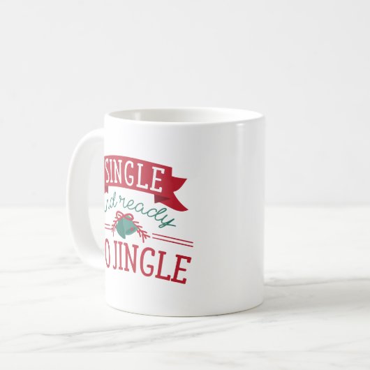 Single en klaar om te springen koffiemok (Voorkant links)
