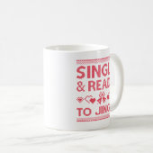 Single en klaar om te springen koffiemok (Voorkant rechts)