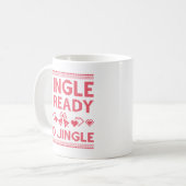 Single en klaar om te springen koffiemok (Voorkant links)