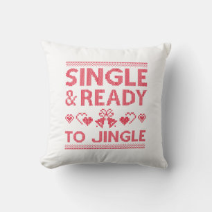 Single en klaar om te springen kussen