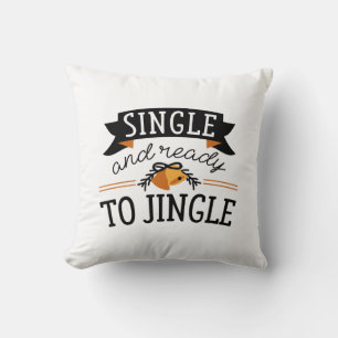 Single en klaar om te springen kussen
