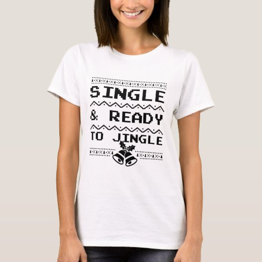 Single en klaar om te springen t-shirt (Voorkant)