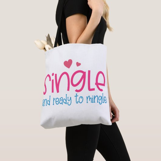 Single en klaar om Valentijn te mengen | Tote bag (Dichtbij)