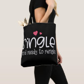 Single en klaar om Valentijn te mengen | Tote bag (Dichtbij)