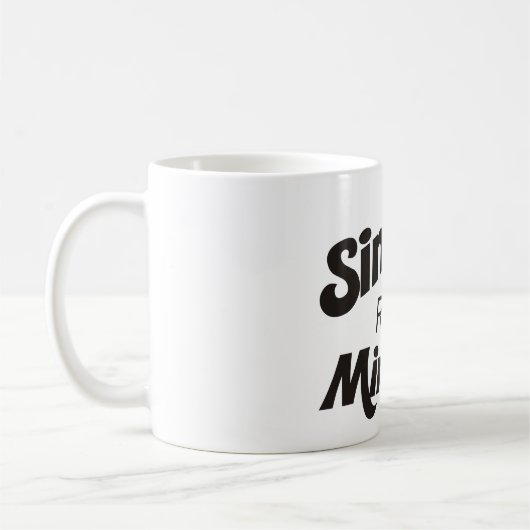 Single en Ready to Mingle Cup Koffiemok (Links)