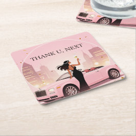 Single Era Feest Coaster| Thank U, Next Coaster Kartonnen Onderzetters
