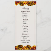 Single French Marigold Menu (Voorkant)