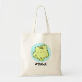 #Single Funny Solo Cell Biology Pun Tote Bag (Voorkant)