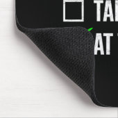 Single genomen in de sportschool Grappige Workout  Muismat (Hoek)