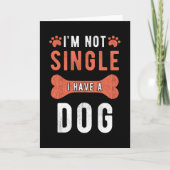 Single Gift Dog Kaart (Voorkant)