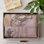 "Single handed" Westerne kunst van Charles M Russe Tissuepapier (Geschenk)