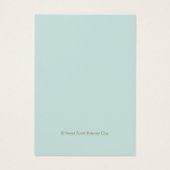 Single Hole Pendant Pin Visitekaartje (Achterkant)