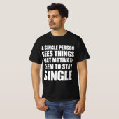 Single hood grappig citaat t-shirt (Voorkant volledig)
