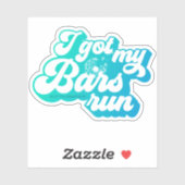 Single - Ik heb mijn auto's laten rennen - Blue Vi Sticker (Vel)