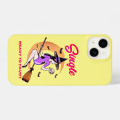 Single klaar om Halloween heks iPhone hoesje achte iPhone 14 Hoesje (Achterkant horizontaal)