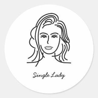 Single Lady Stickers