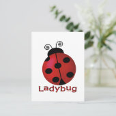 Single Ladybug Briefkaart (Staand voorkant)