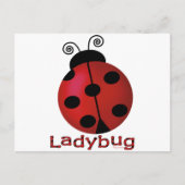 Single Ladybug Briefkaart (Voorkant)
