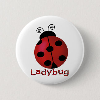 Single Ladybug Ronde Button 5,7 Cm