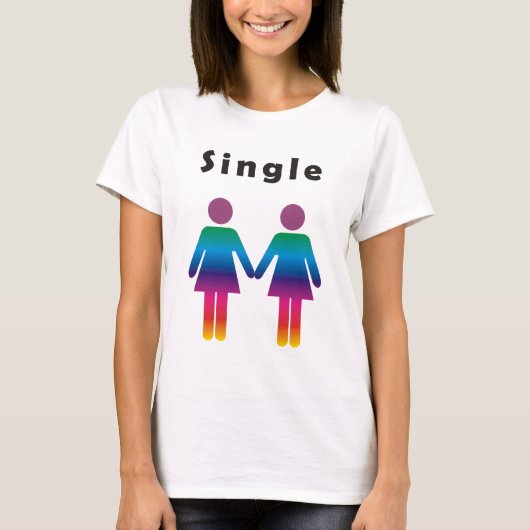 Single - Lesbiaans T-shirt (Voorkant)
