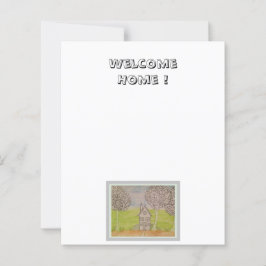 Single Little House Scrapbook Papier