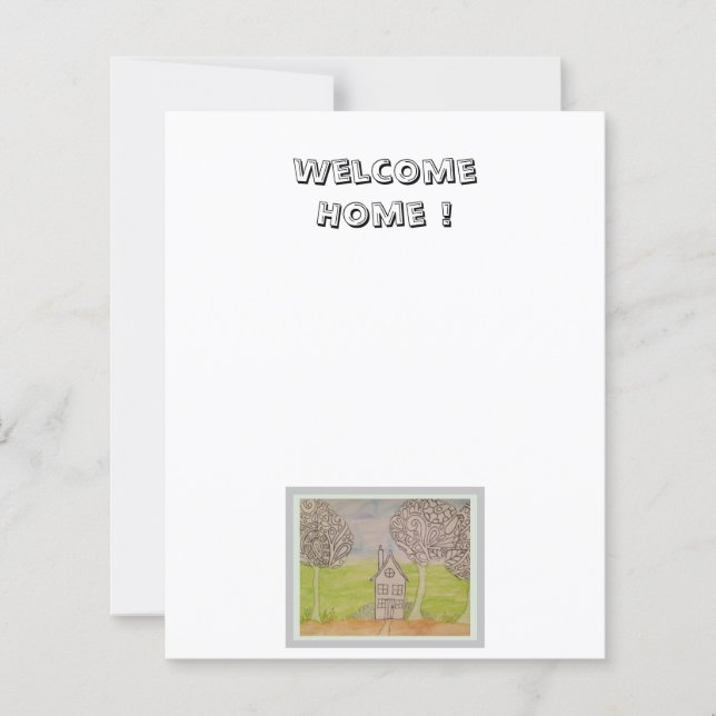 Single Little House Scrapbook Papier (Voorkant)