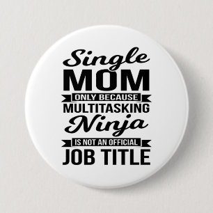 Single Ma Multitasking Ninja Ronde Button 7,6 Cm