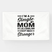 Single Ma Veel sterker Spandoek (Horizontaal)