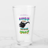 Single, maar nooit eenzaam glas (Achterkant)