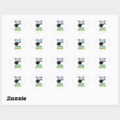 Single, maar nooit eenzaam hart sticker (Vel)