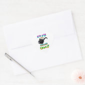 Single, maar nooit eenzaam hart sticker (Envelop)