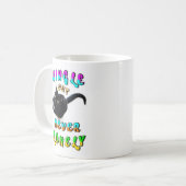 Single, maar nooit eenzaam koffiemok (Voorkant links)