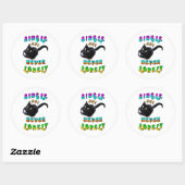 Single, maar nooit eenzaam ronde sticker (Vel)