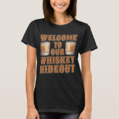 Single Malt Hideout Irish Scotch Whiskey T-shirt (Voorkant)