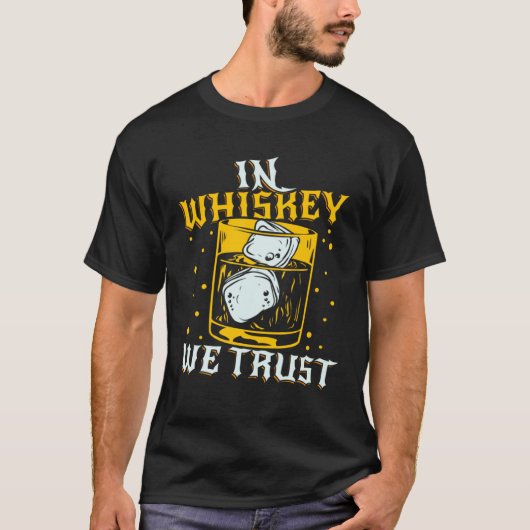 Single Malt Humor Irish Scotch Whiskey T-shirt (Voorkant)