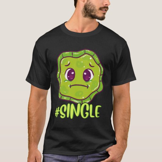 Single Microbiology Biologist Wetenschap Microben  T-shirt (Voorkant)