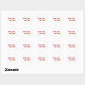 Single Moeder Liefde door MDillon Design Ronde Sticker (Vel)