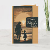 Single Moeder Waardering Vaderdag Kaart (Voorkant)