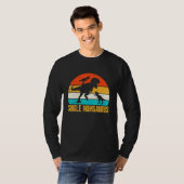 Single Momsaurus T-Rex Dinosaurus Moederdag voor S T-shirt (Voorkant volledig)