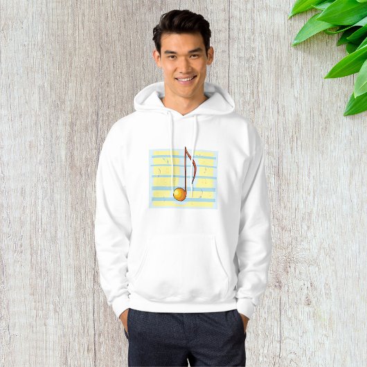 Single Musical Note Hoodie