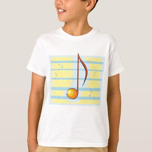 Single Musical Note T-shirt (Voorkant)