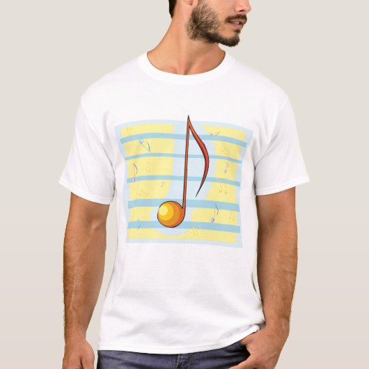 Single Musical Note T-shirt (Voorkant)