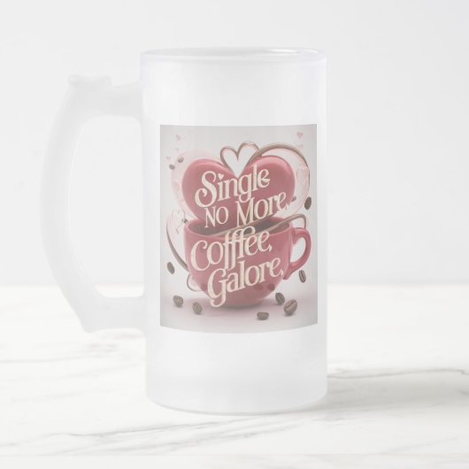 Single niet meer, Coffee Galore Matglas Bierpul (Links)