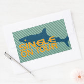 Single on Tour Rechthoekige Sticker (Envelop)