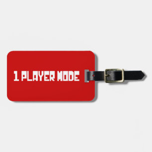 Single/One Player-modus Bagagelabel